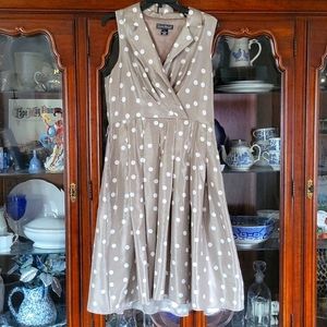 Retro Style Dress Size 12 Polka Dots